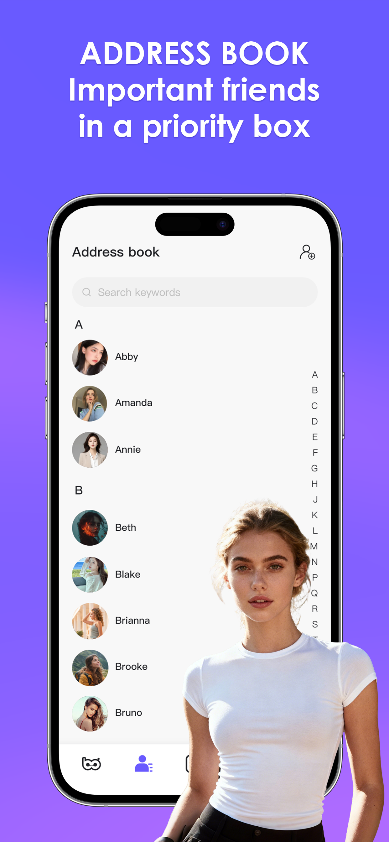Address Book - Important Friends Priority